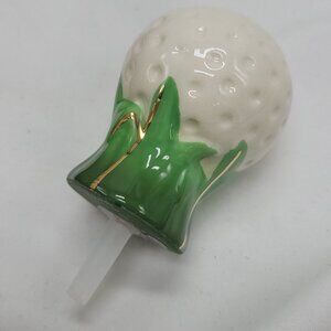 Nora Fleming "A Hole In One" Mini A57 Golf Ball Ceramic Charm Handpainted